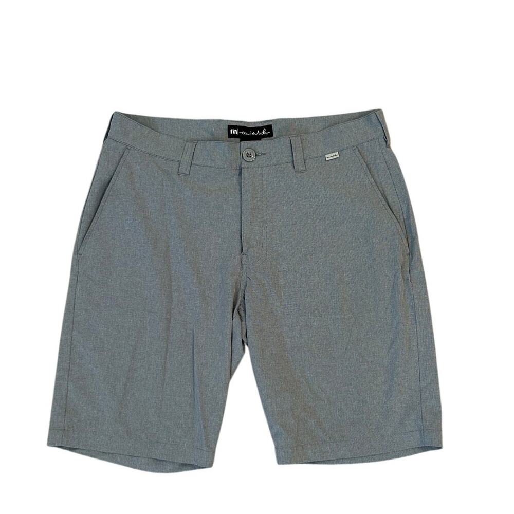 Travis Mathew Beck Gray Golf Shorts Size 32 | 9" Inseam